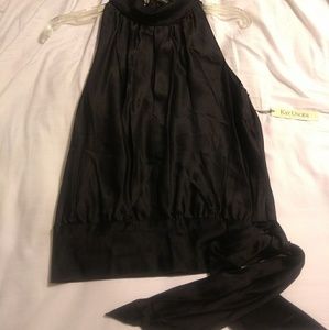 New Kay Unger Sleeveless Blouse - 100% Silk